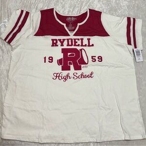 Hybrid Apparel Rydell High School Tee - White & Red